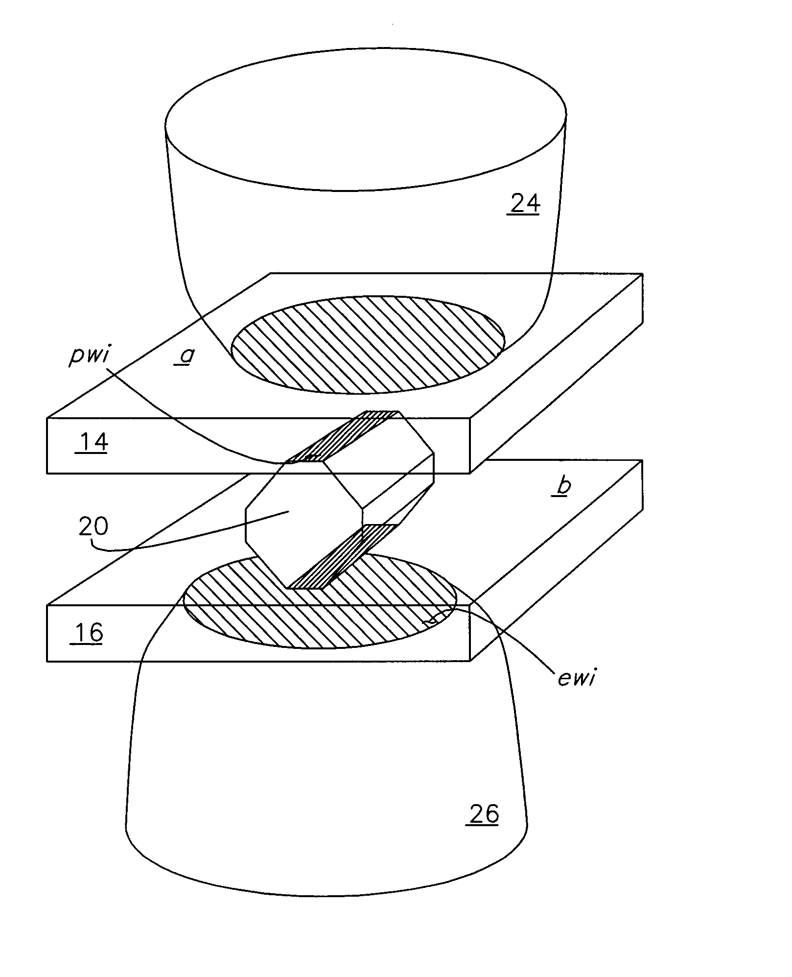 System for and method of projection weld-bonding workpieces