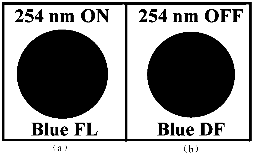 Triple optical anti-counterfeiting ink with fluorescence, delayed fluorescence and room temperature phosphorescence, as well as anti-counterfeiting method and application thereof