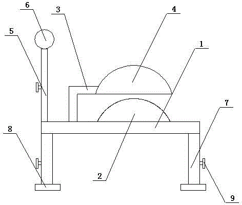 Disk saw console with cover