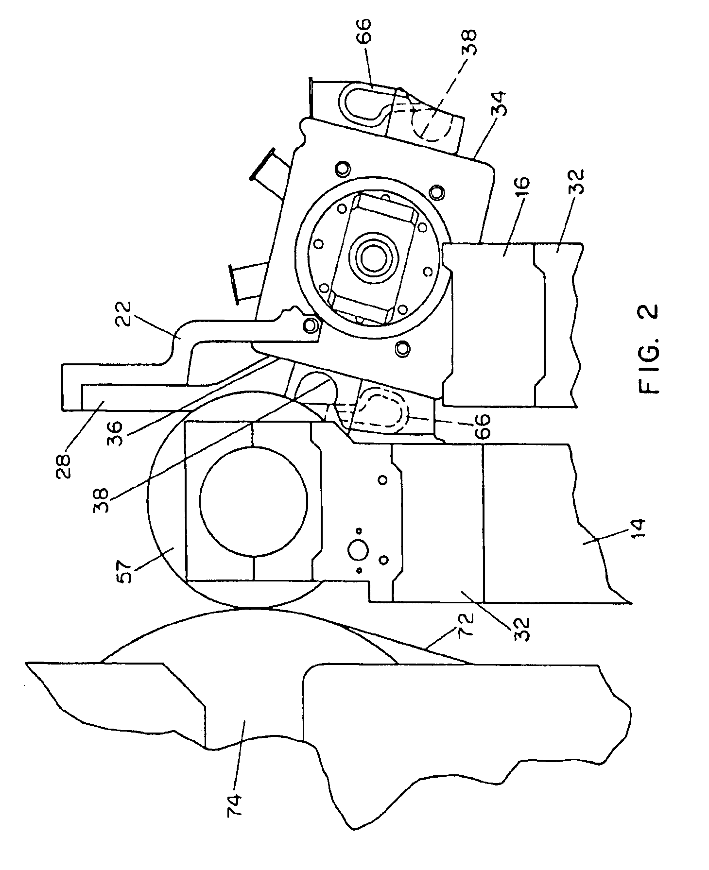 Pressure feed coating application system