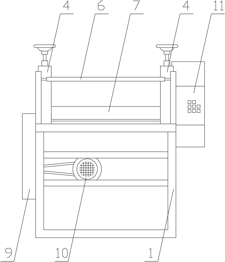 Special laminating machine for decoration sheet material