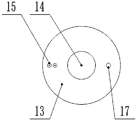 Omnibearing vertical-flow sewage treatment device and method