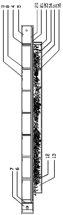 Polyurethane green island vertical greening system