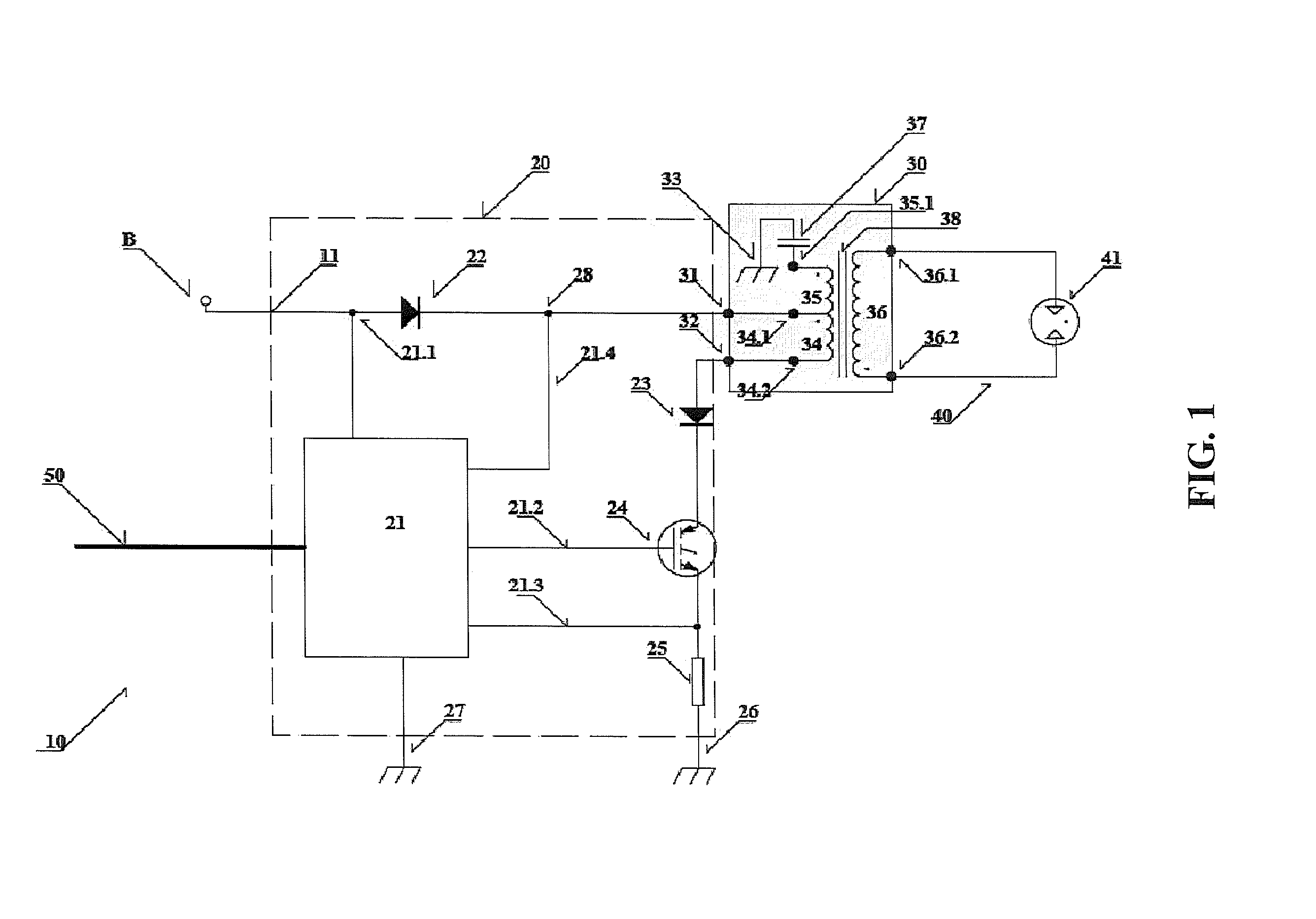 Plasma ignition device for internal combustion engines