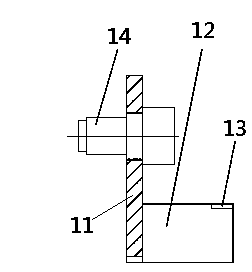 Positioning tool for welding rib plates on cylindrical member