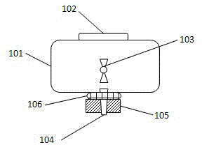 Novel constant-temperature and constant-humidity salt spray testing device