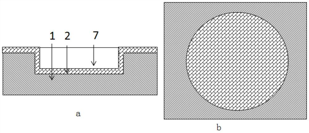 A high-sensitivity piezoelectric microphone and its manufacturing method