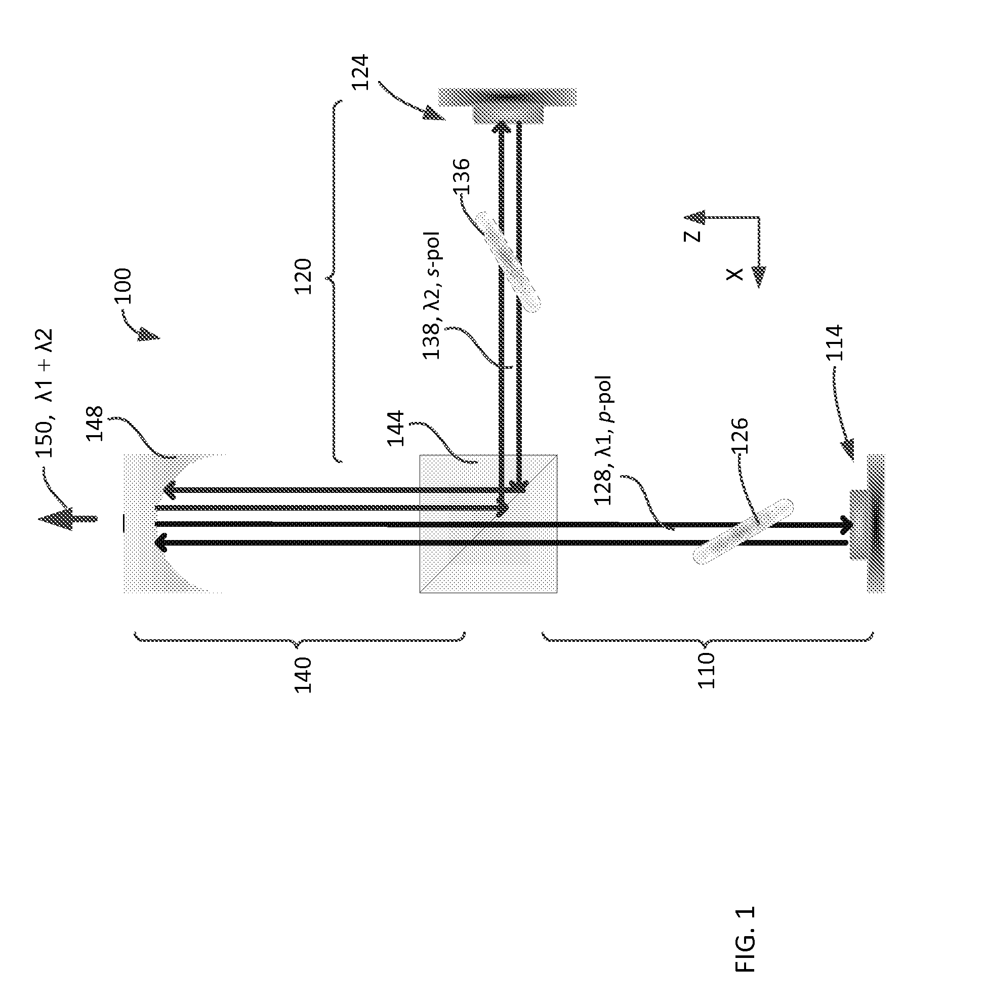 Multi-chip vecsel-based laser tunable independently at multiple wavelengths