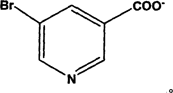 Cadmium (II) coordination compound including 5-bromoniacin and preparation method thereof
