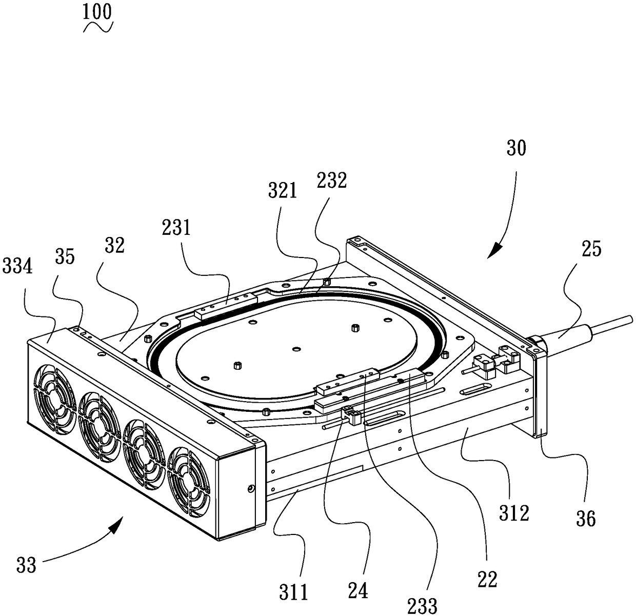 Optical fiber laser output device