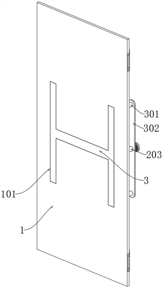 Household door and window glass with anti-theft function