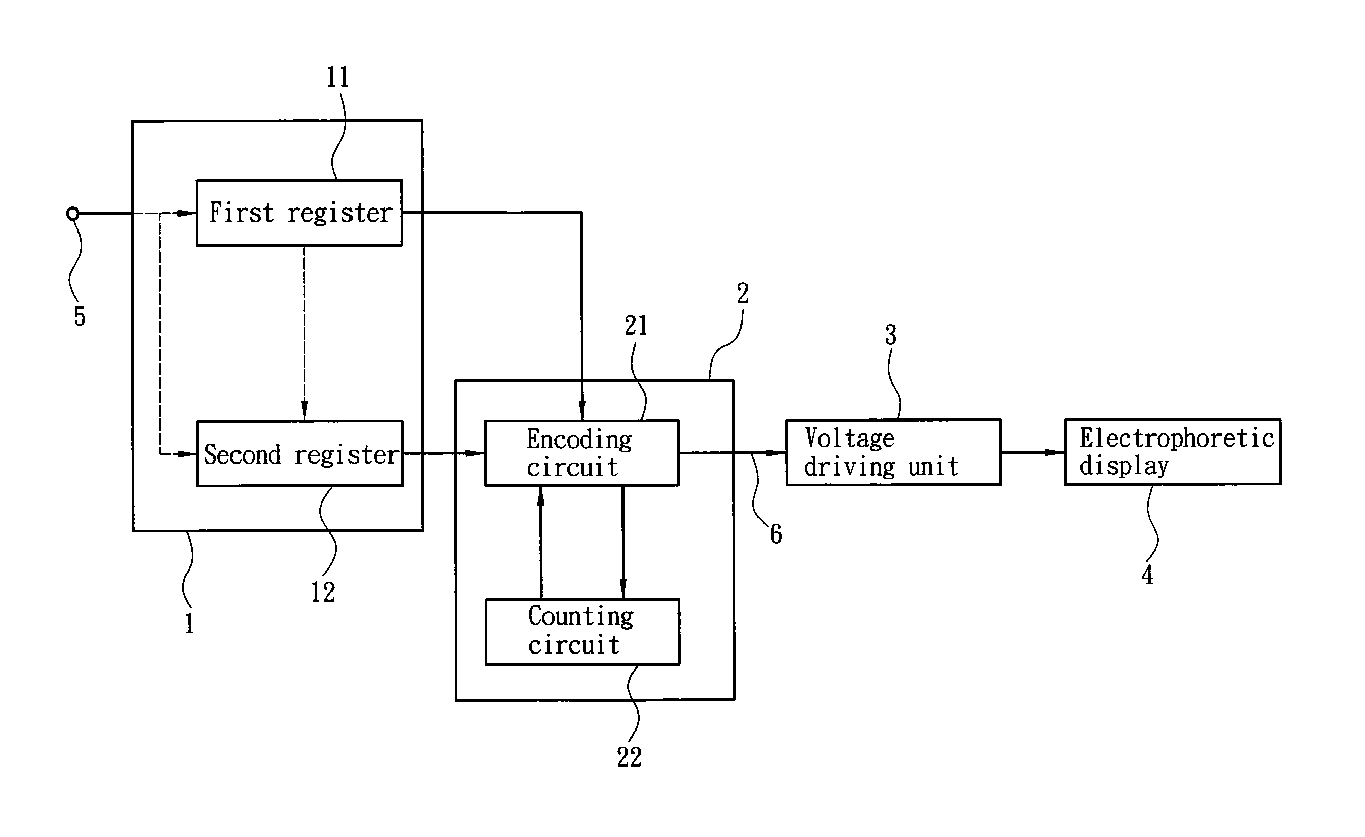 Multiplex electrophoretic display driver circuit