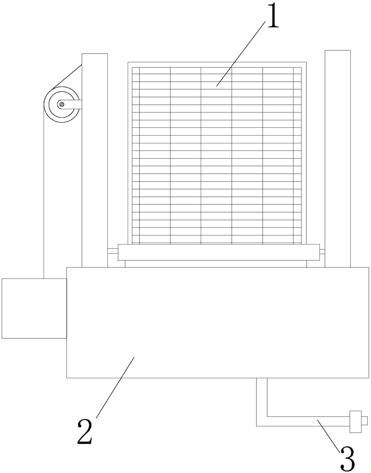 Anti-freezing device with automatic extrusion-drainage function for air conditioning refrigeration board