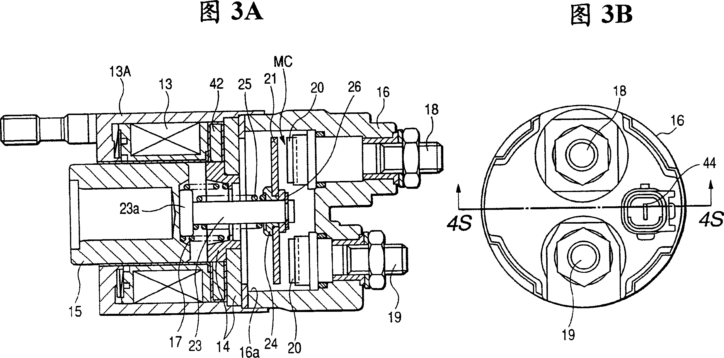 Engine common in joggle type