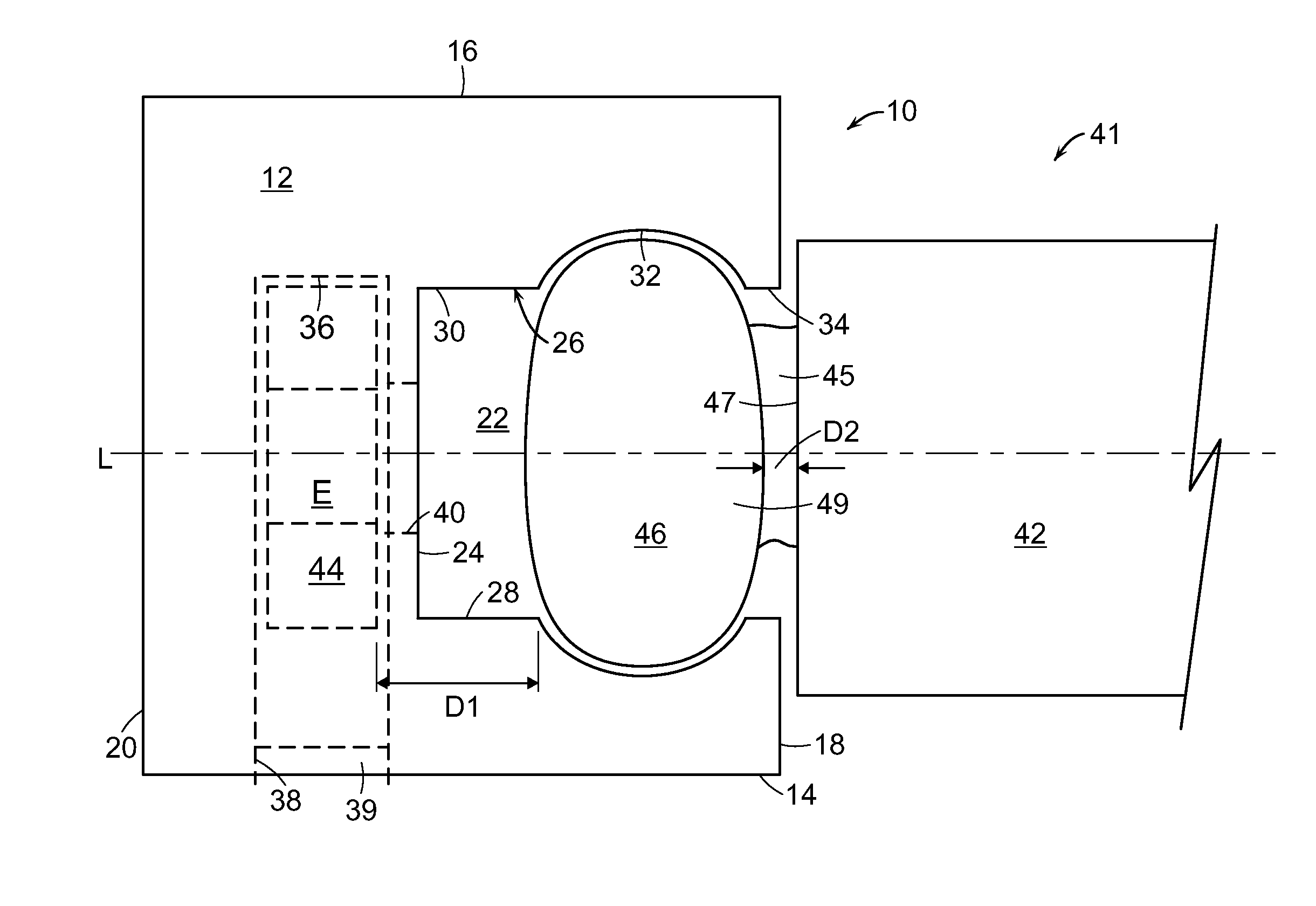 Light mixing chamber for use with color converting material and light guide plate and assembly