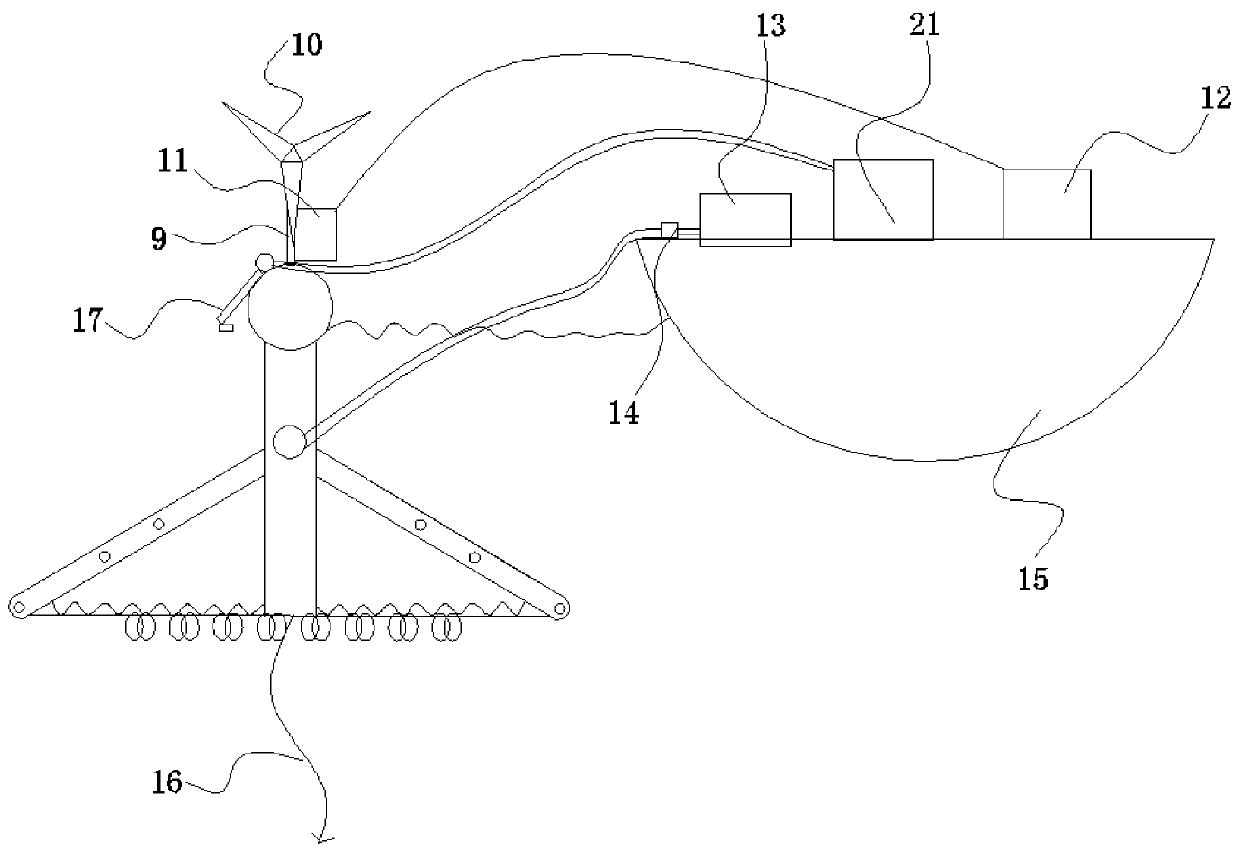 An air barrier oil containment device