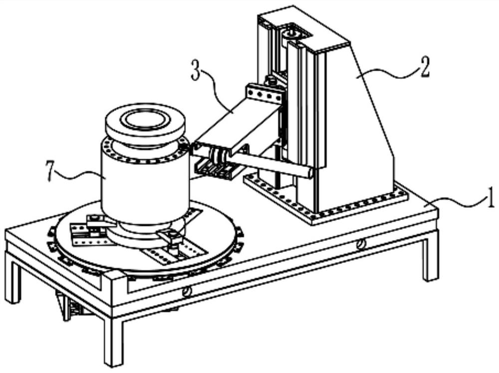 A valve connecting bolt dismantling and tightening equipment