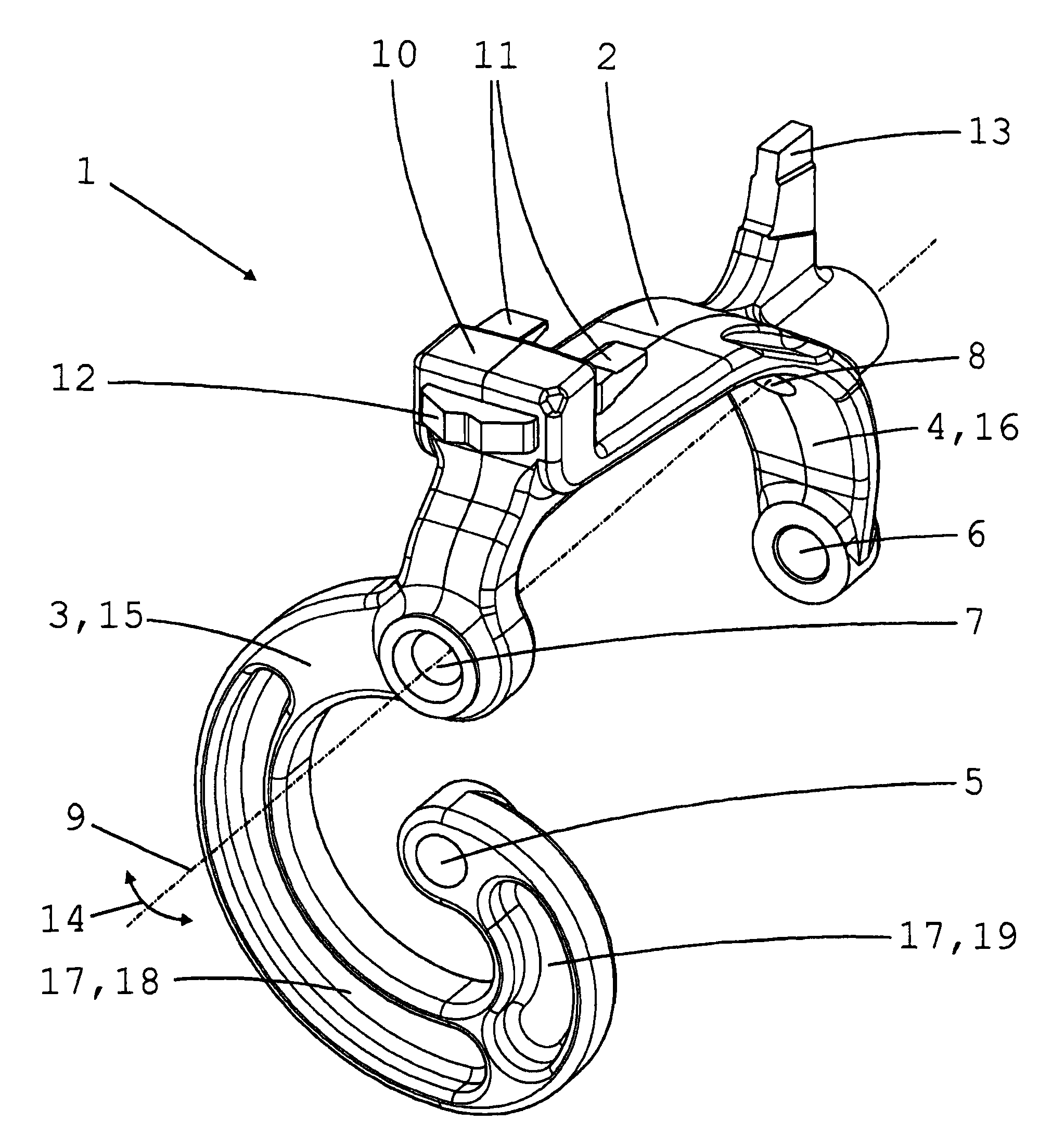 Shifting device for a manual transmission