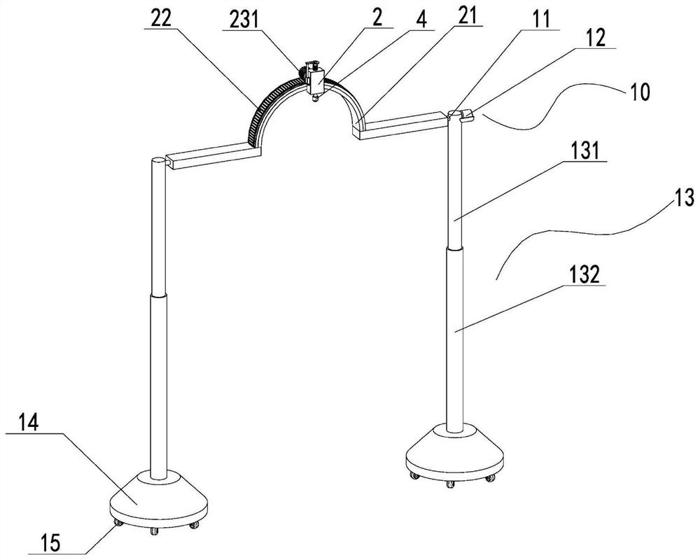 Percussion device for brain injury examination