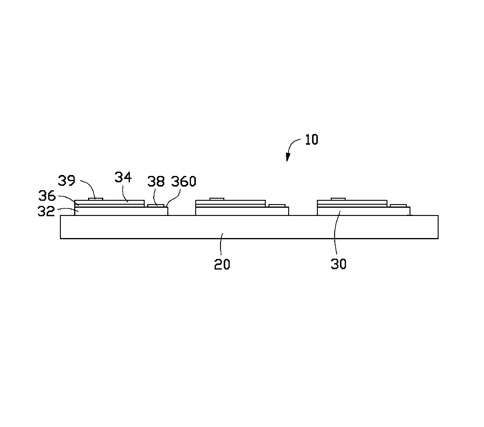Fluorescent-powder setting method and manufacturing method of light-emitting diode