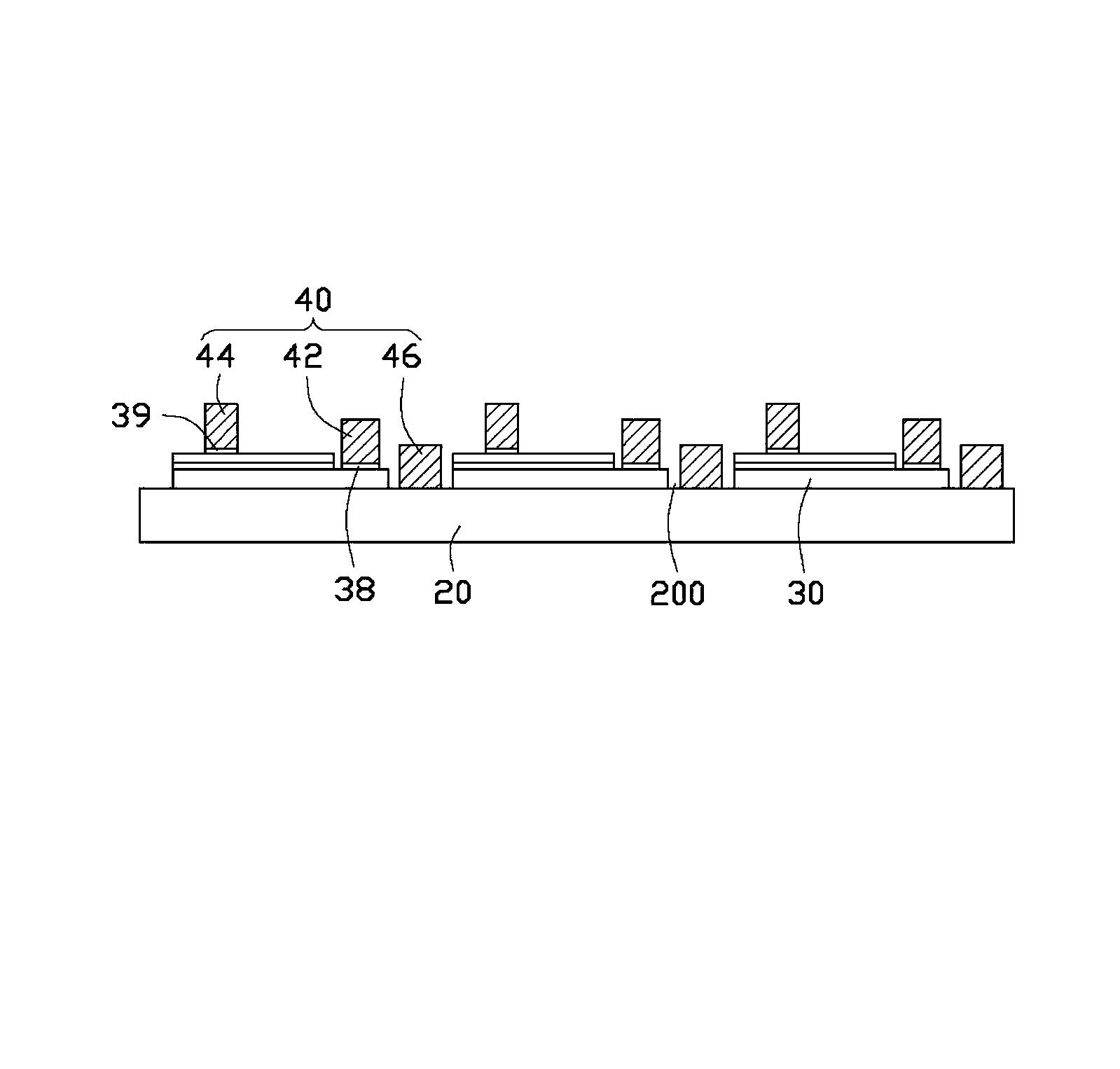 Fluorescent-powder setting method and manufacturing method of light-emitting diode