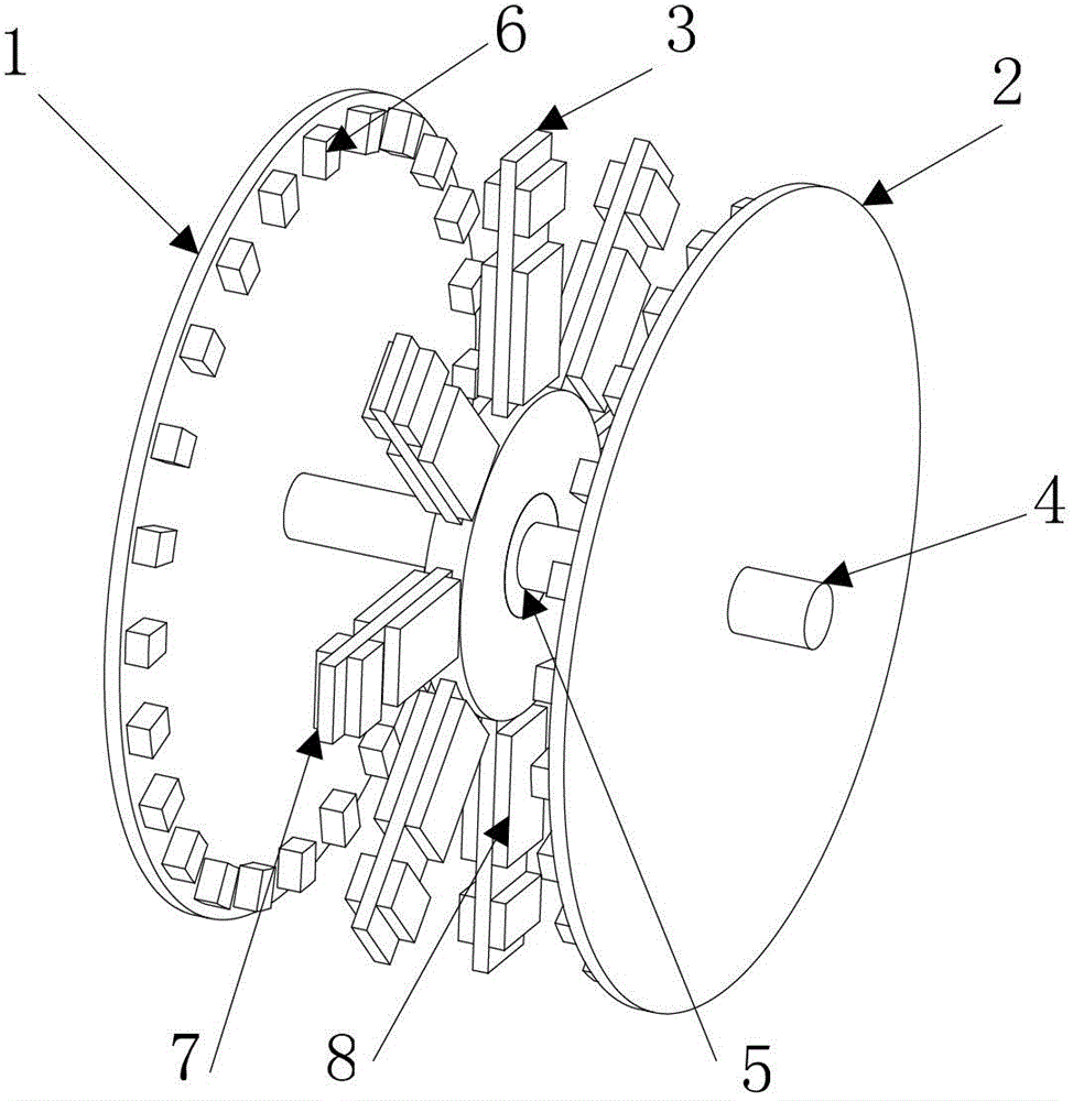 Rotary piezoelectric generator