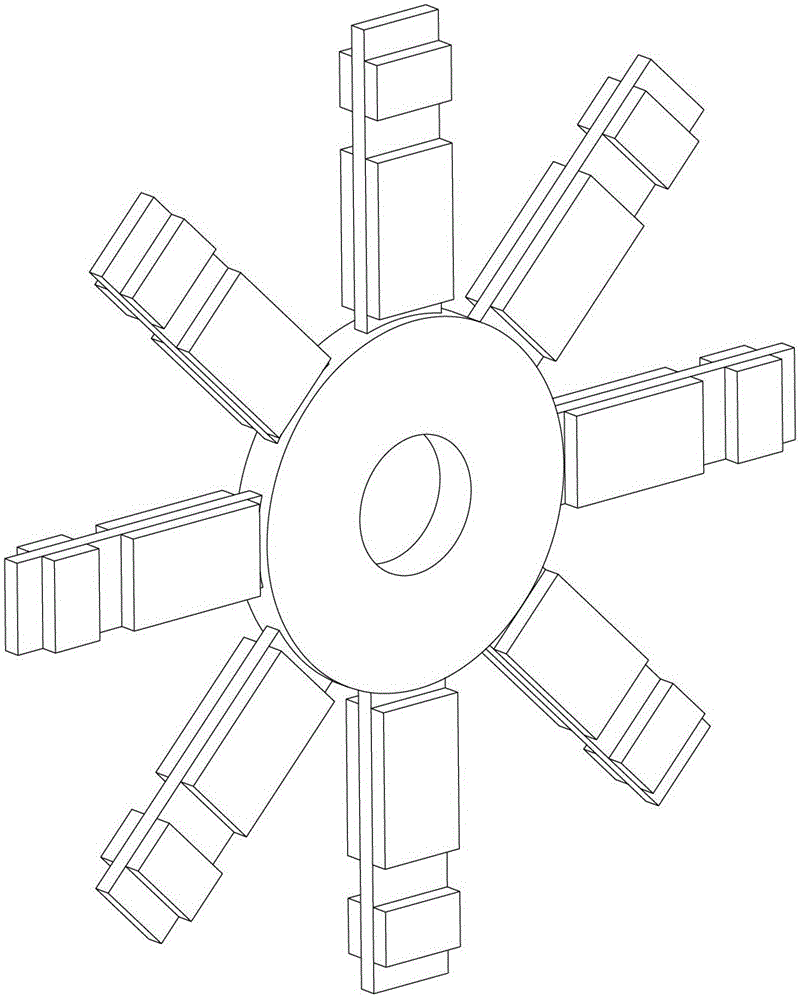 Rotary piezoelectric generator