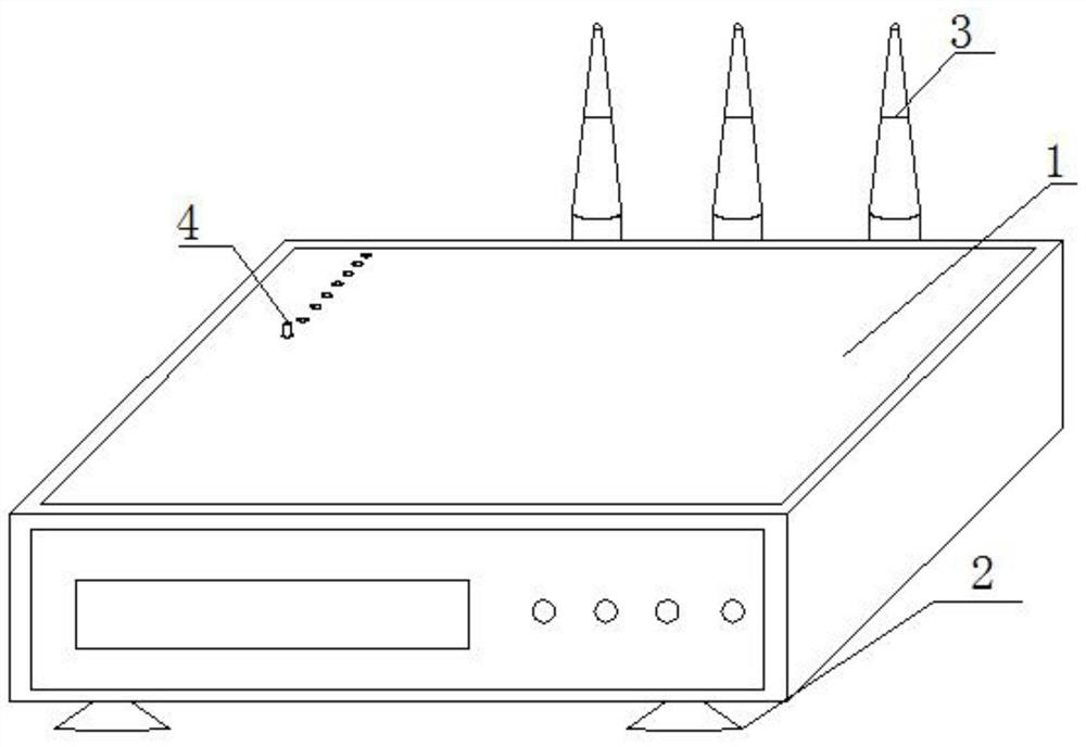 A computer signal transmission device based on electronic encryption technology