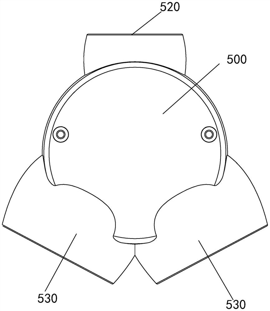 Novel airwave double-connection air tap, and assembly applying air tap