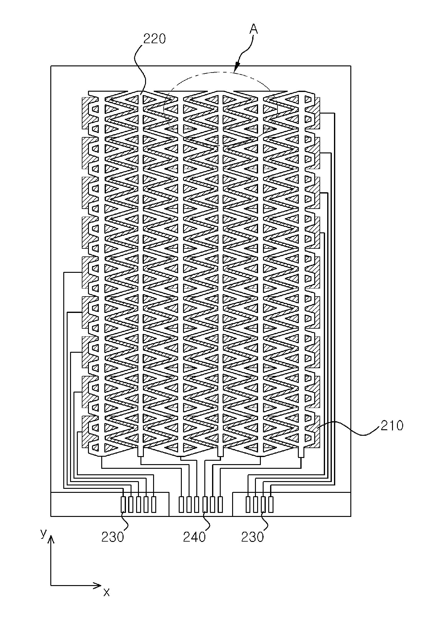 Capacitive type touch panel