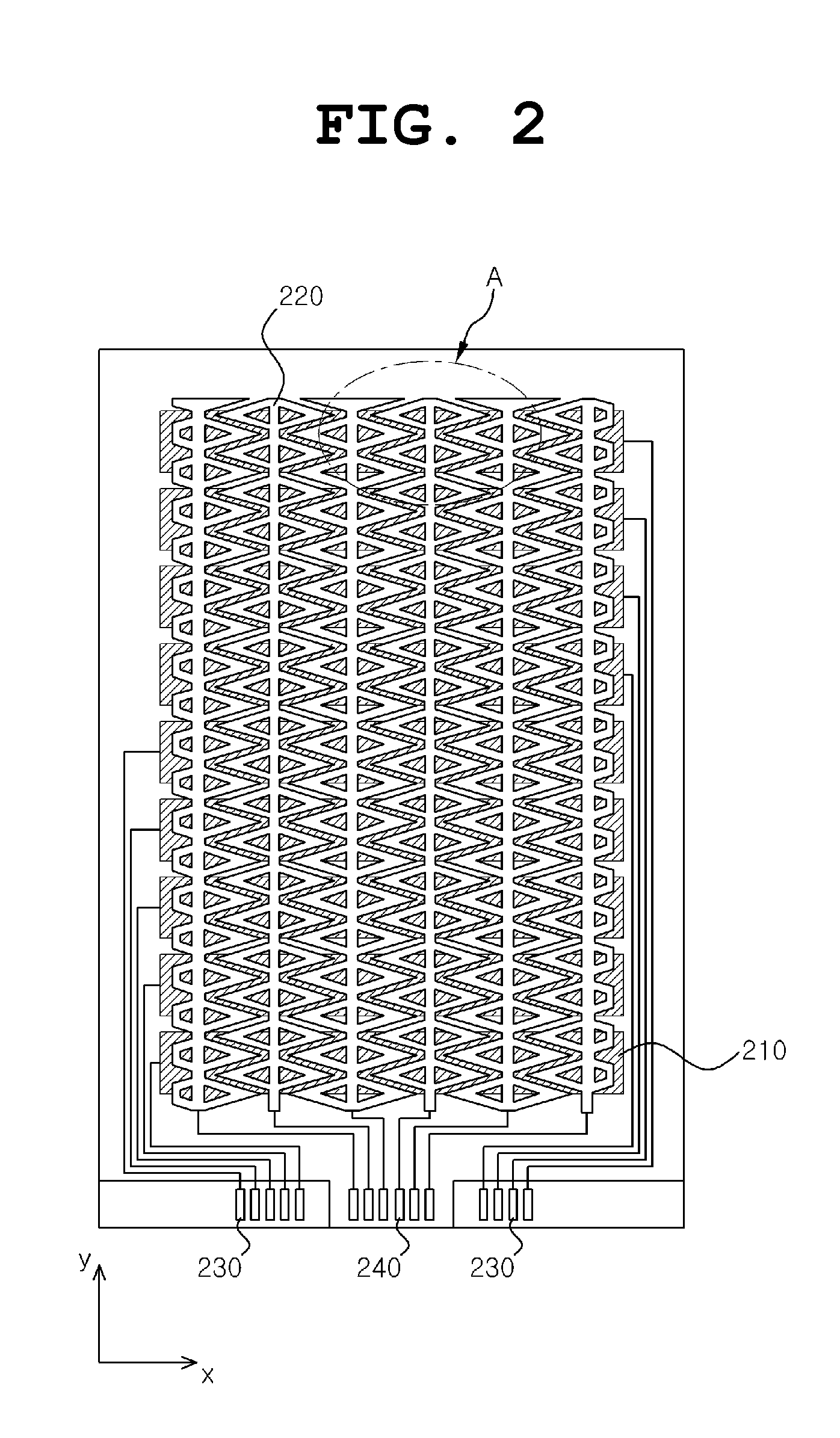 Capacitive type touch panel