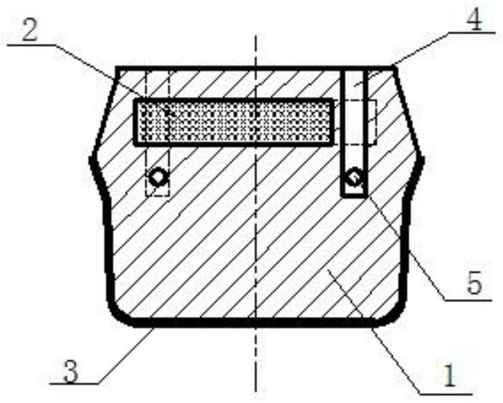 Novel energy-saving coke oven door lining brick and manufacturing method thereof