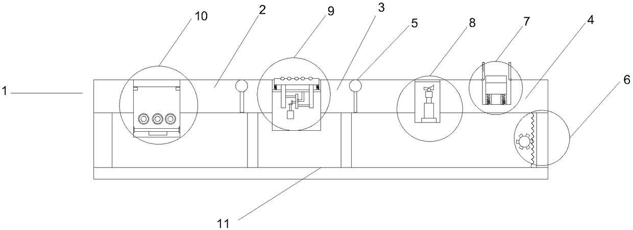 Intelligent household multifunctional bed and control system