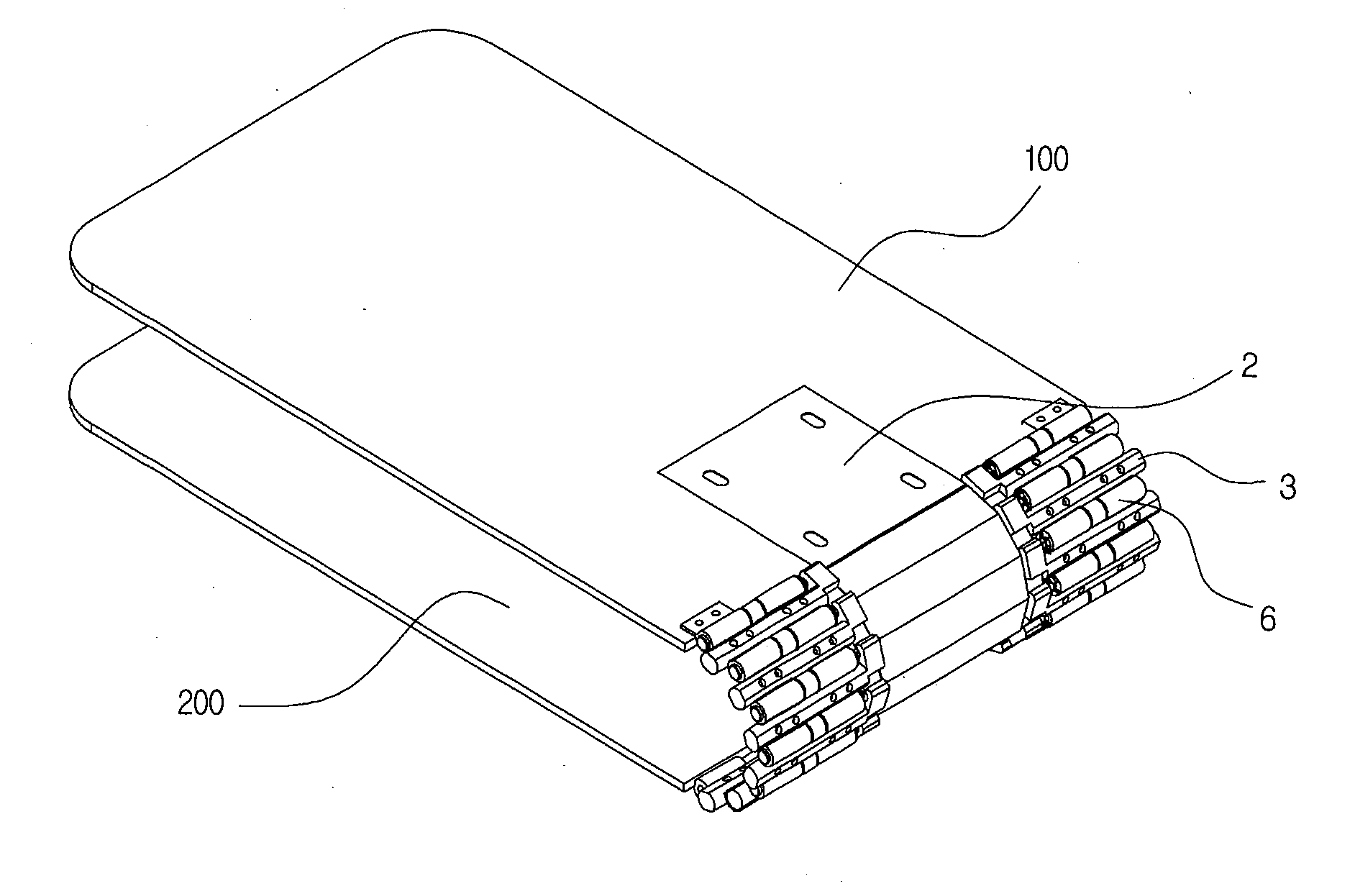 Hinge for display device