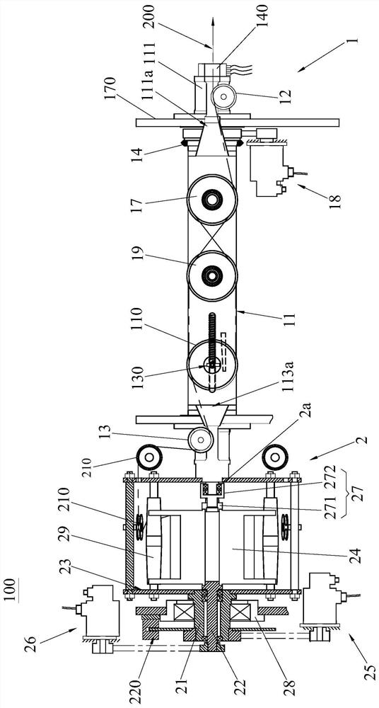 Power back-twisting pay-off machine