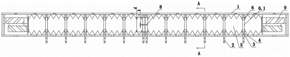 Two-way roller limit folding pneumatic curtain bracket