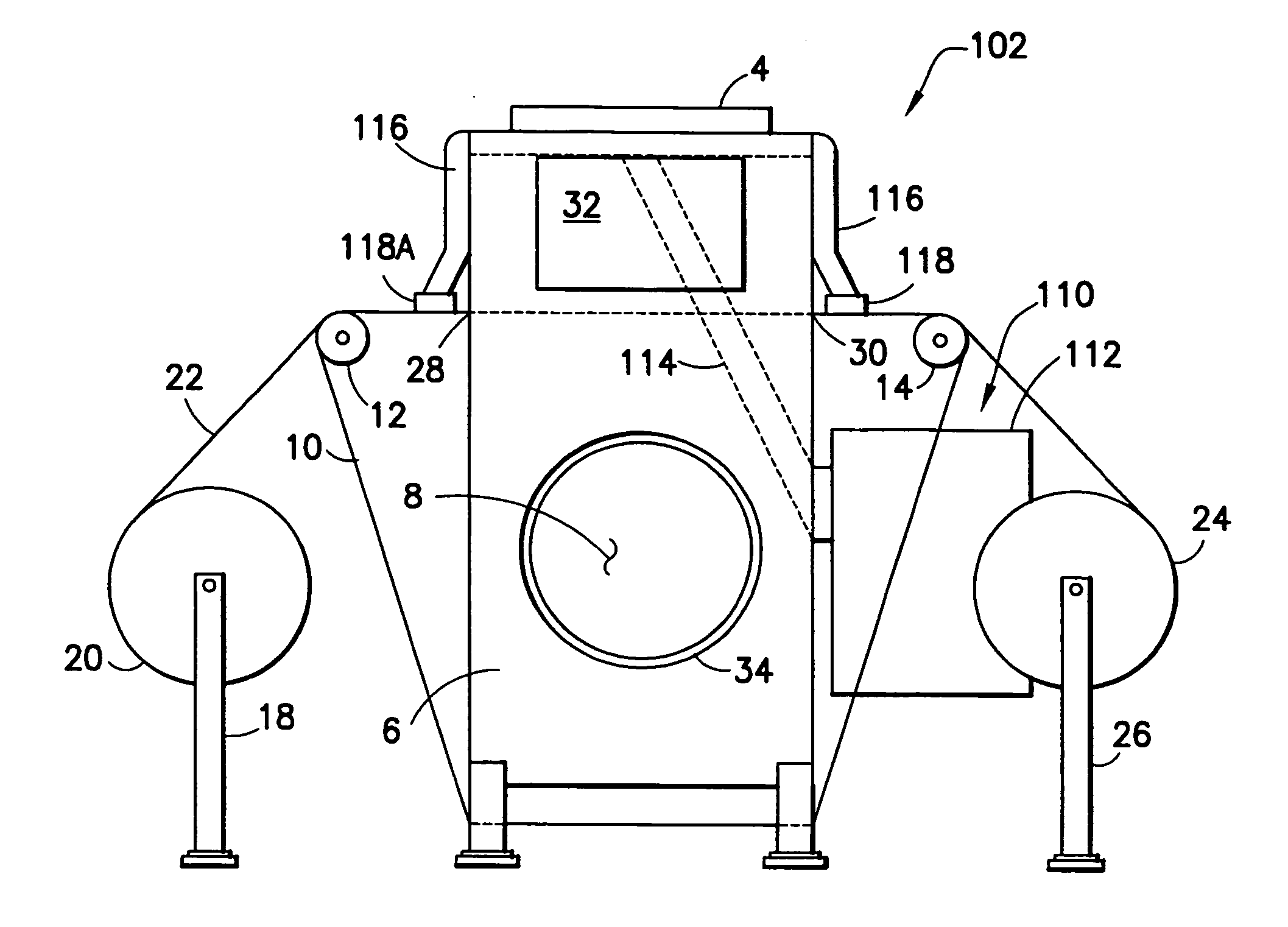 Apparatus and method for removing contaminants from a gas stream