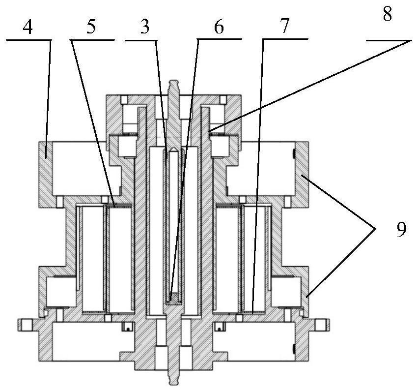 Capacitive coaxial radio frequency rotary joint