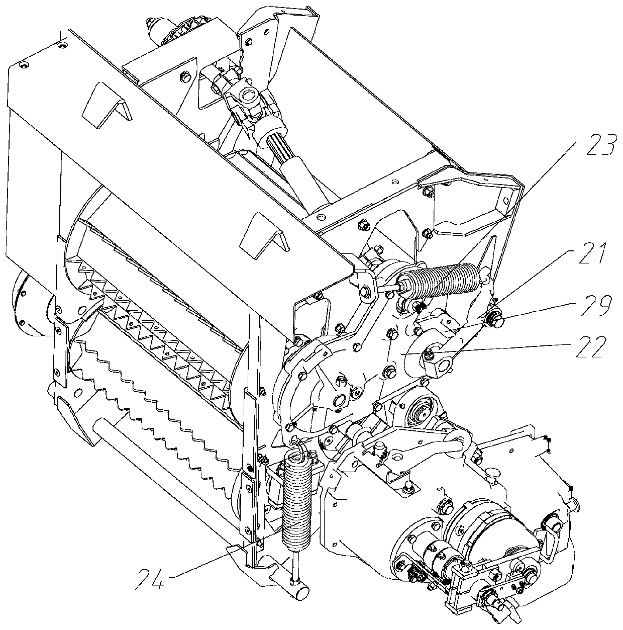 Novel green fodder harvester