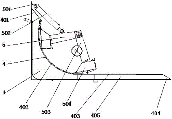 Swing arm type compression garbage can and method for garbage extrusion performed by means of swing arm type compression garbage can