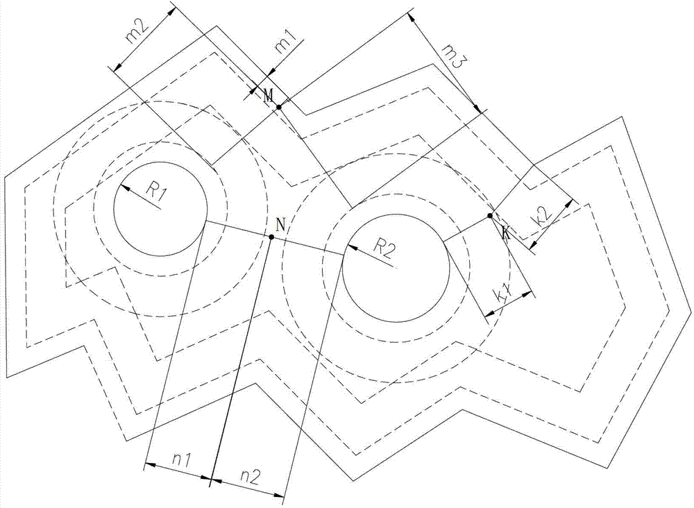 A method of differentiated laser 3D printing metal parts