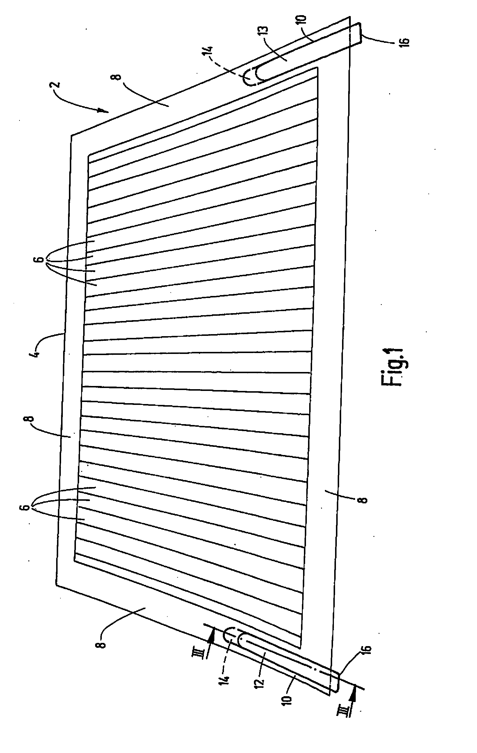 Panel Arrangement with Clamping Clip