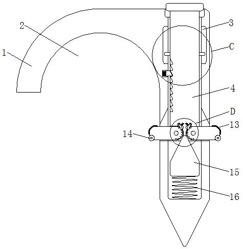 Tool-free anti-loosening cable fixing device for electrical system