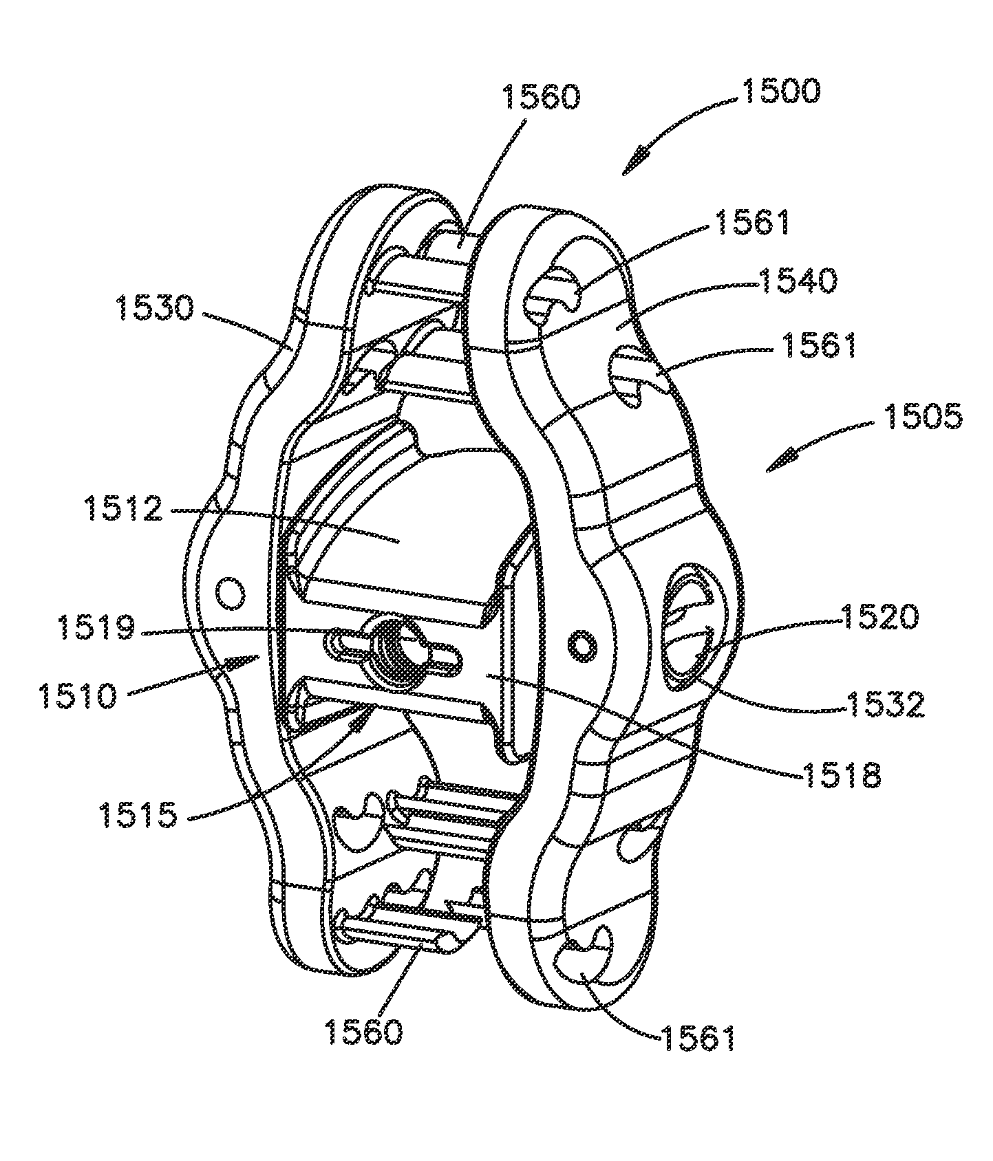 Interspinous spacer assembly