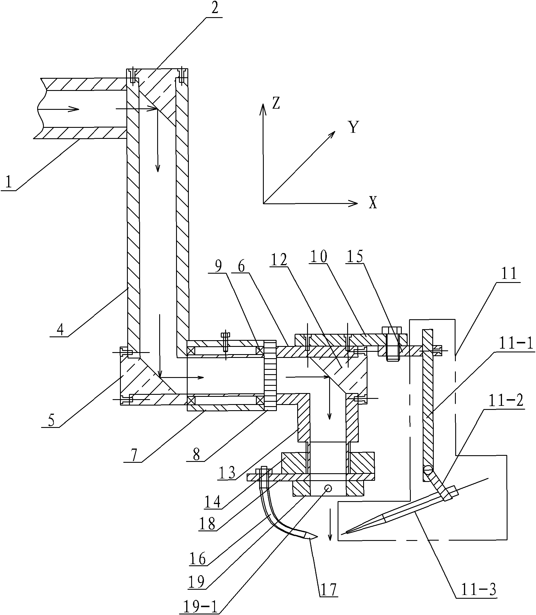 Laser double-side synchronous welding system with skin-skeleton structure