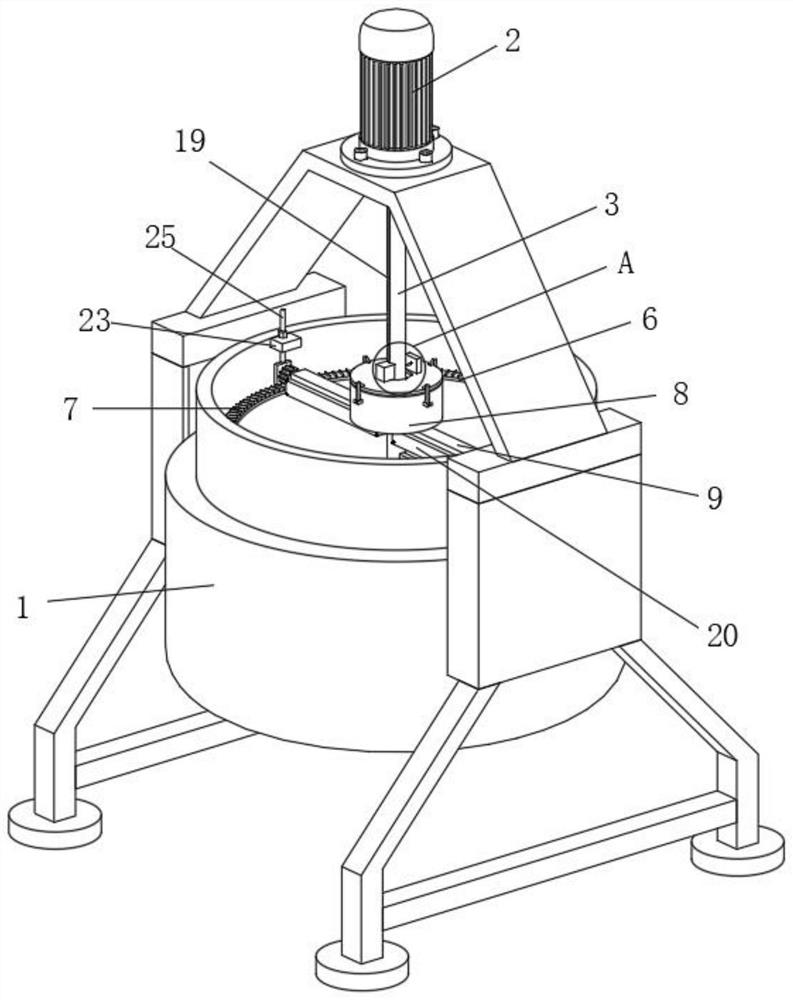 Blueberry jam producing and processing device and using method thereof