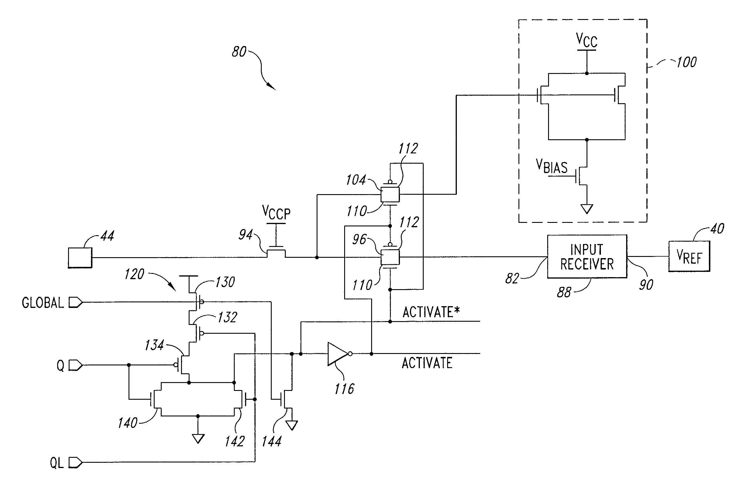 Circuit and method for reducing noise interference in digital differential input receivers