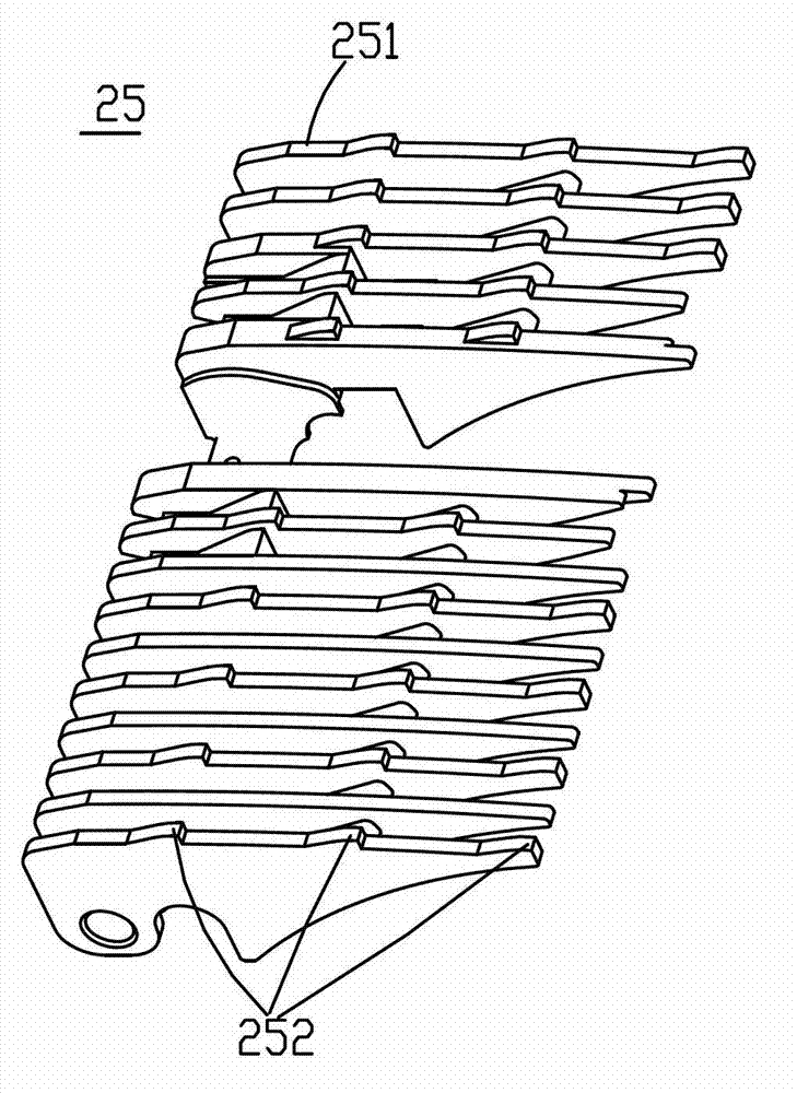 Paper sheet type medium stacking device