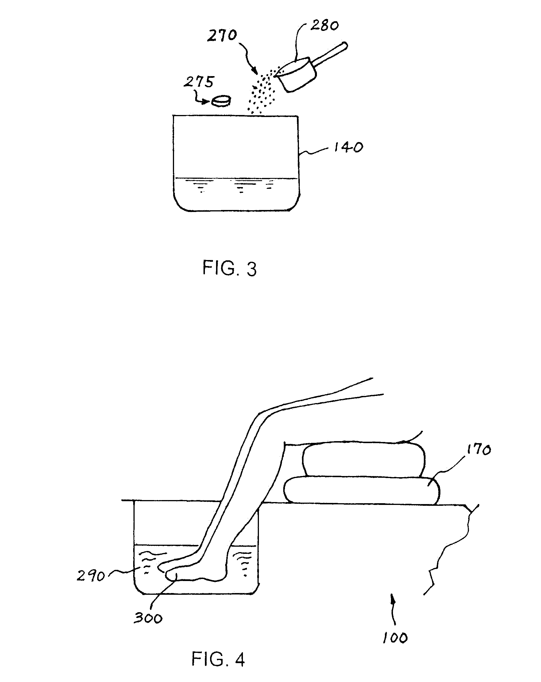 Method and compositions for bath