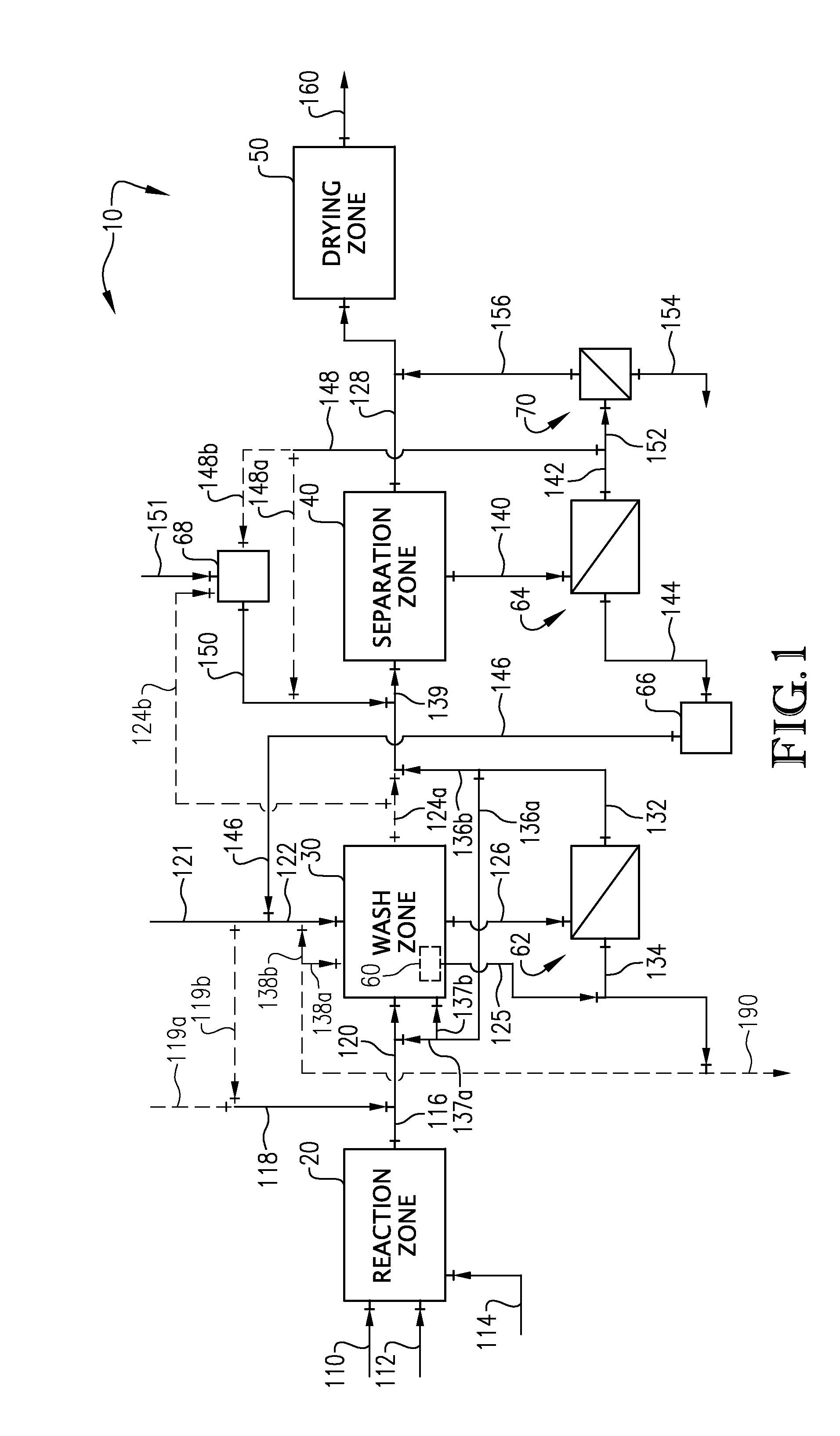 Systems and processes for making a poly(vinyl acetal) resin with enhanced particle transport and recovery